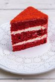 Красный бархат с заварным кремом торт