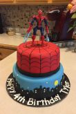 Дизайн торта человек паук