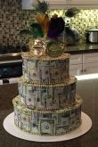 Торт в виде денег