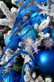 Синяя новогодняя елка