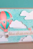 Объемная открытка воздушный шар