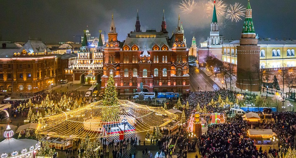 Красная площадь новый год