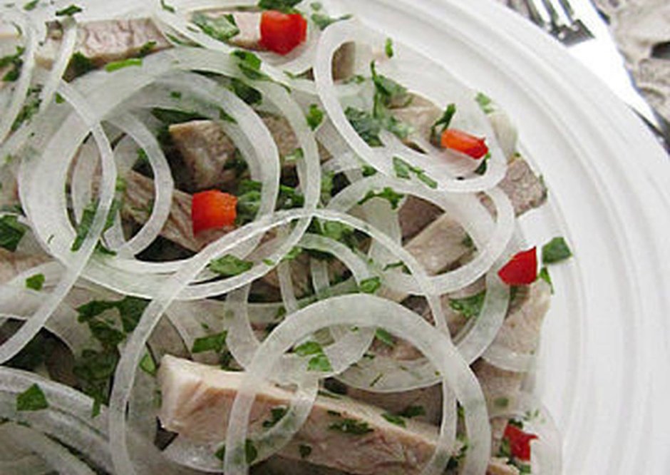 Салат мясной деревенский свадебный
