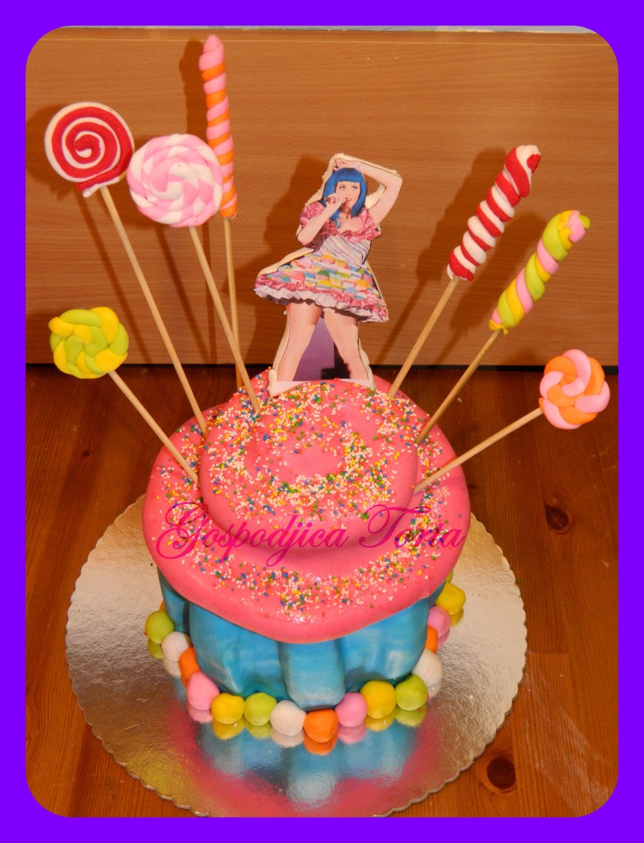 Katy Perry Birthday Cake