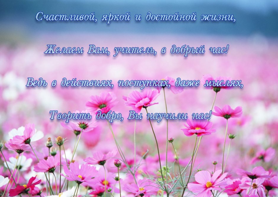 С днём учителя поздравления
