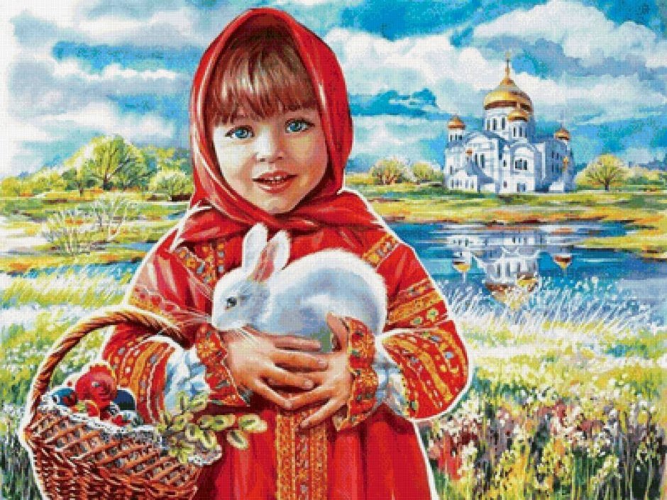 Художница Елена Уварова Пасха