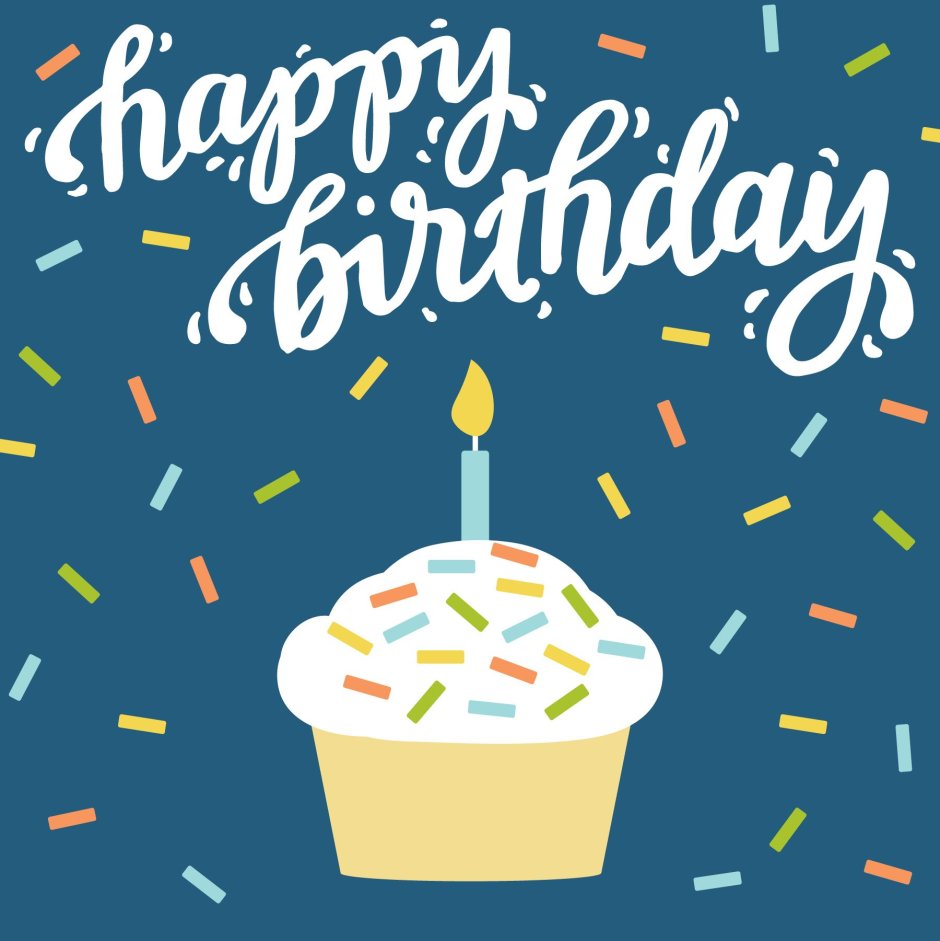Happy Birthday gif анимация