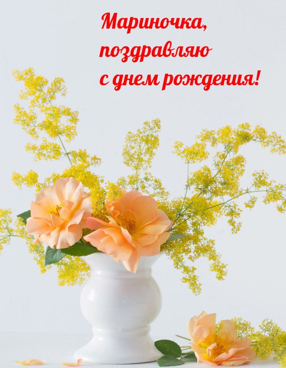 С днём рождения Марина