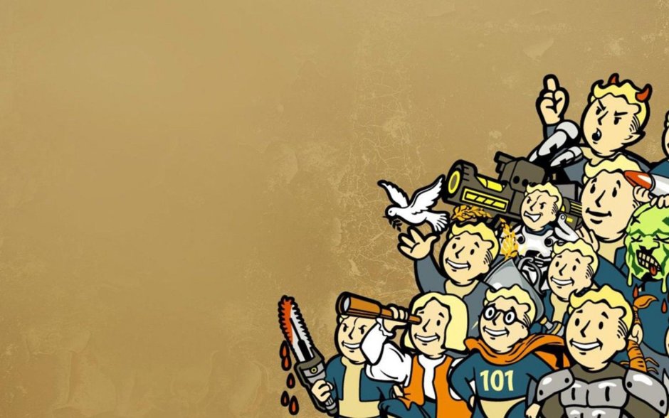 Fallout Vault boy обои