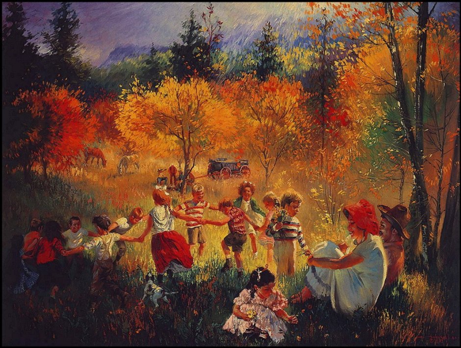Праздник Осенины хоровод