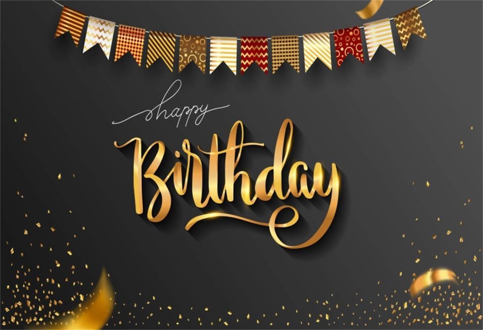 Happy Birthday Typography