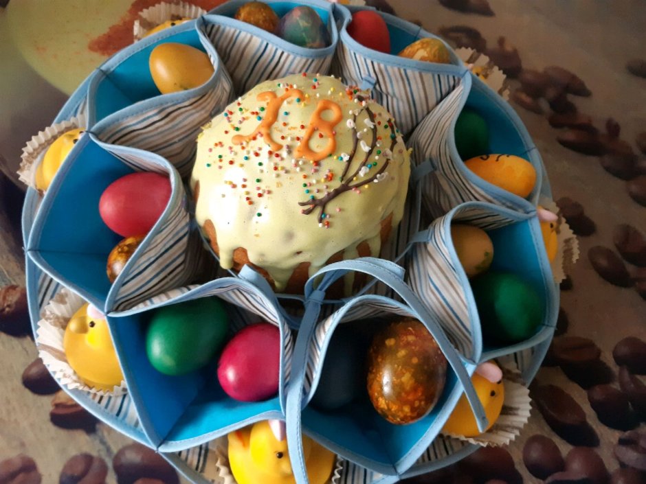 Пасхальные украшения для кулича и яиц