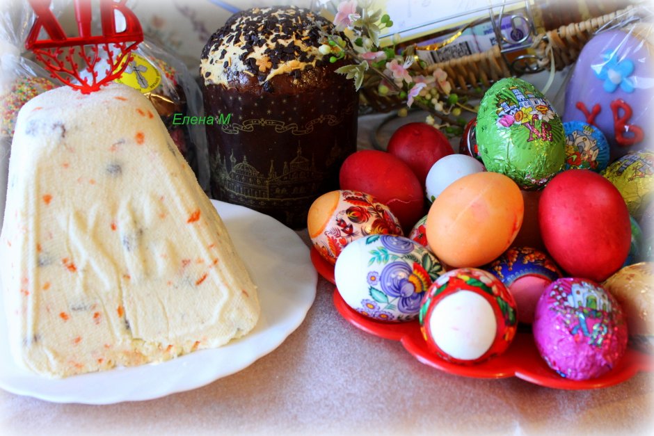Символы Пасхи кулич