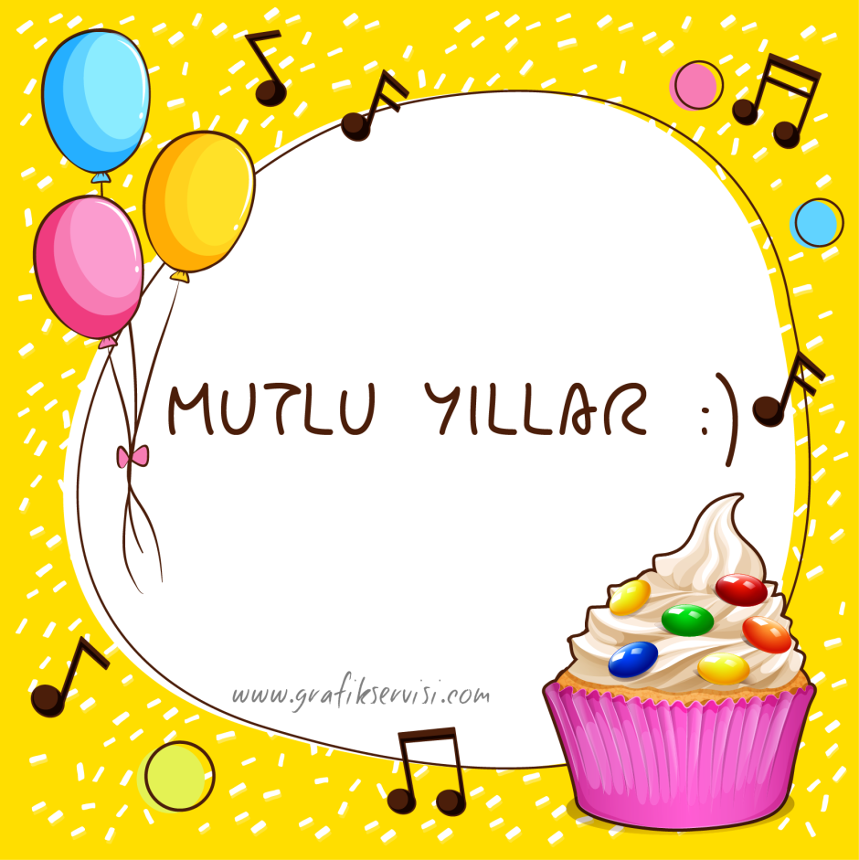 Шаблон открытки Happy Birthday