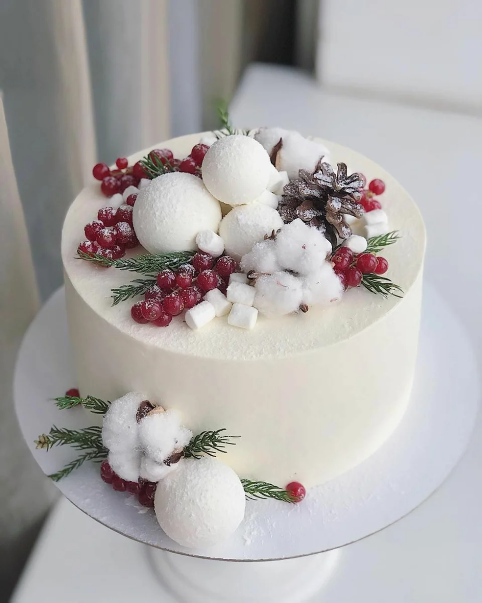 Новогодний торт с пряниками