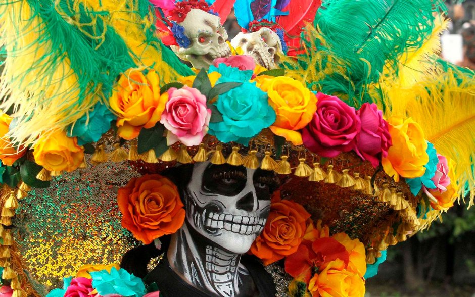 Dia de los muertos парад