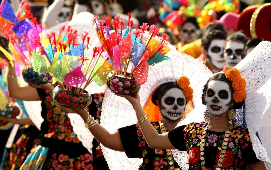 Праздника día de muertos
