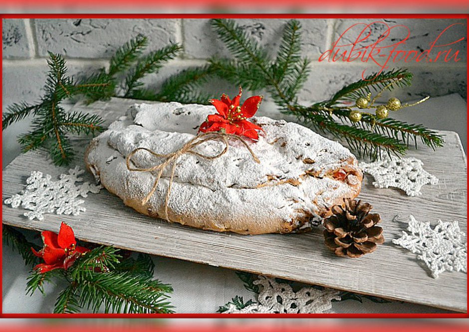 Рождественский кекс Stollen