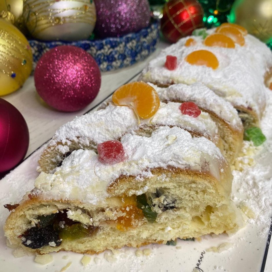 Пирог штоллен Рождественский