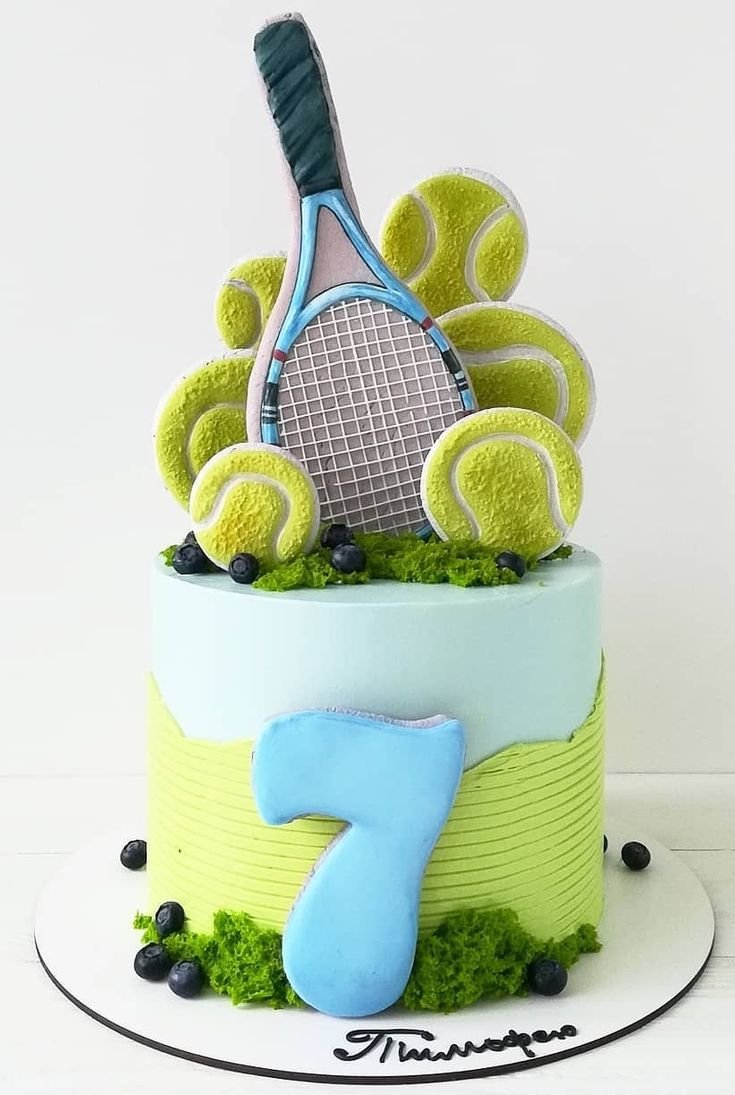 Теннисный торт ване 30 лет