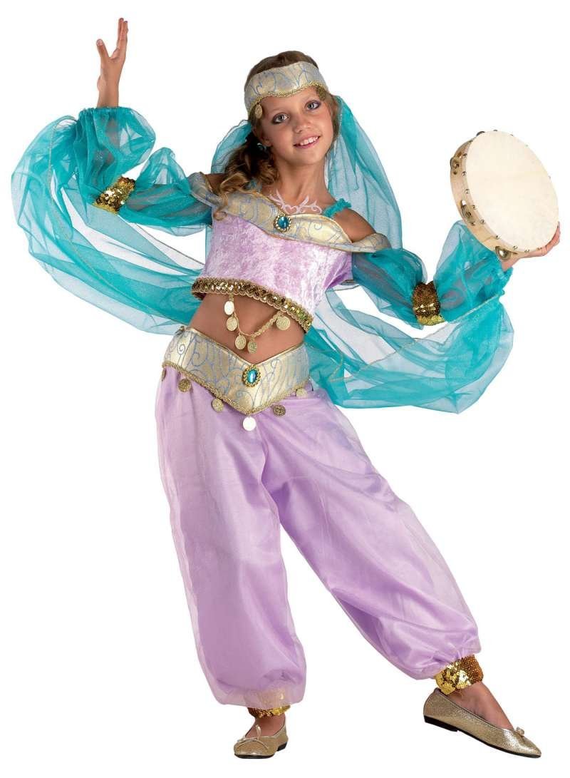 Карнавальный костюм Восточная красавица фиолетовый