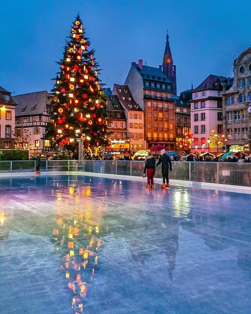 Франция Страсбург Рождественская ярмарка