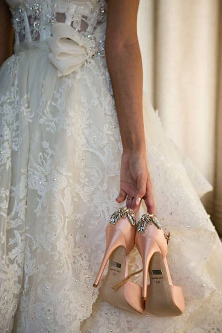 Свадебные босоножки для невесты