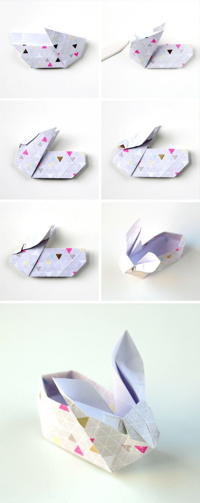 Оригами Bunny Basket