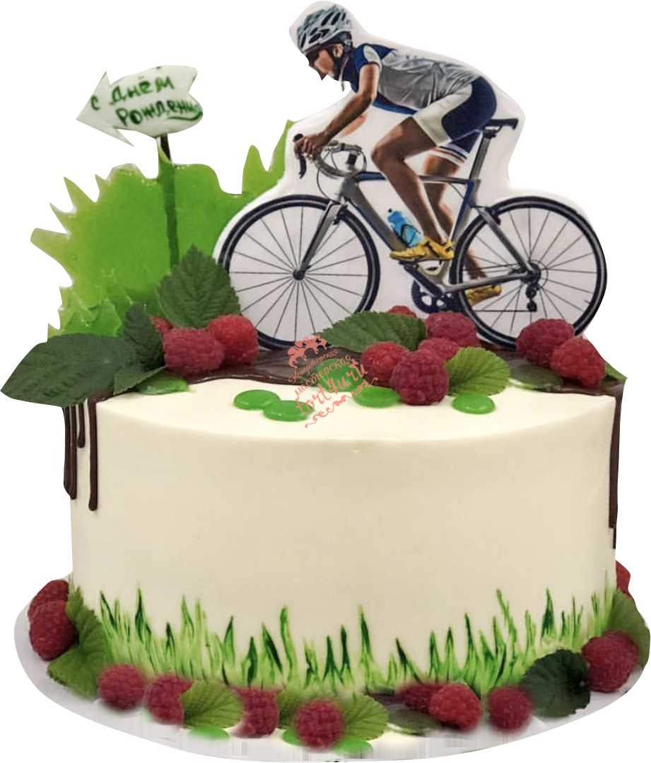 Торт велосипед на день рождения - 63 фото