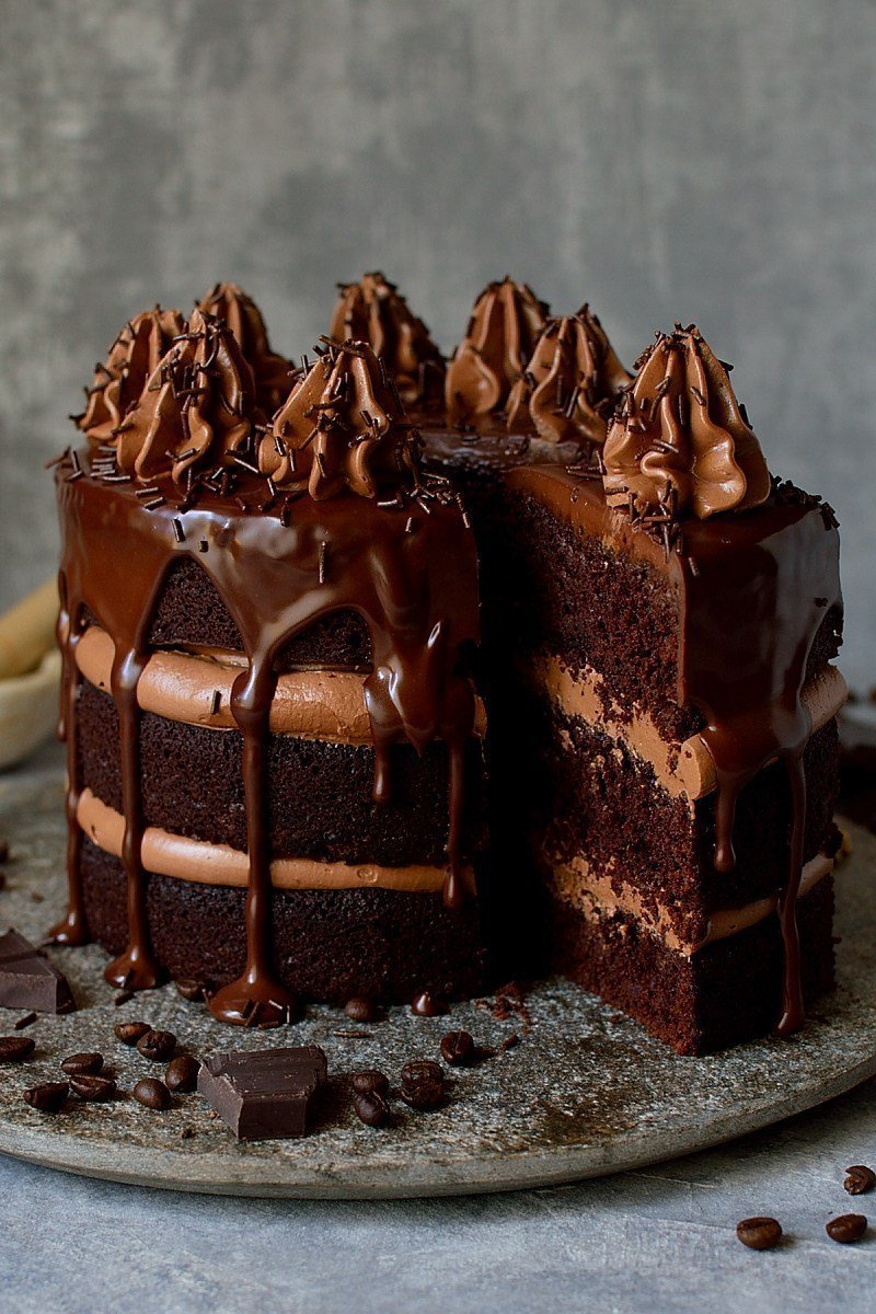 Шоколадный ганаш десерт