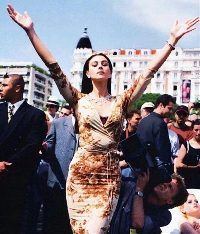 Моники Беллуччи в Каннах в 1997 году