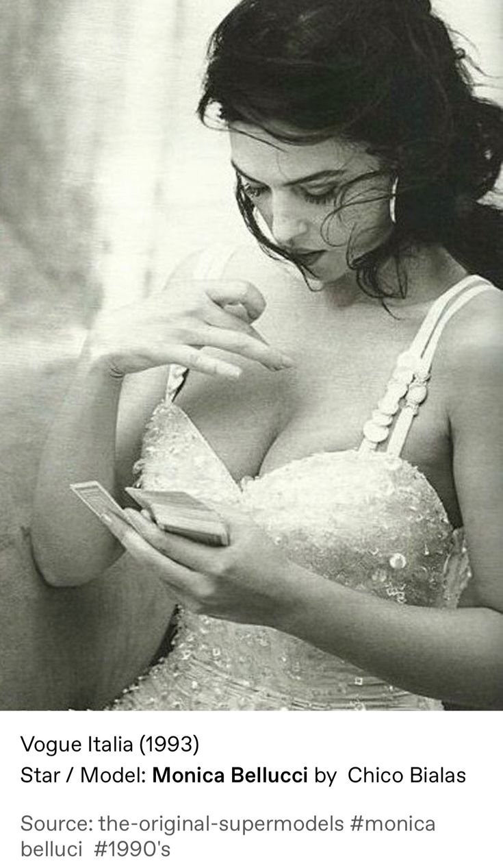 Моника Беллуччи в свадебном платье 1993
