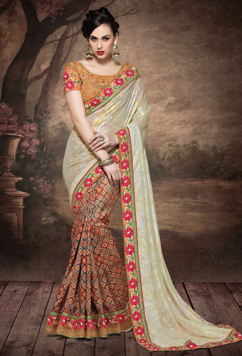Свадебное индийское платье Lehenga Yellow