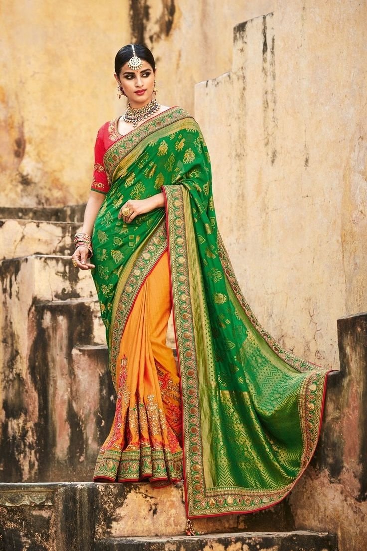 Свадебные индийское платье Сари