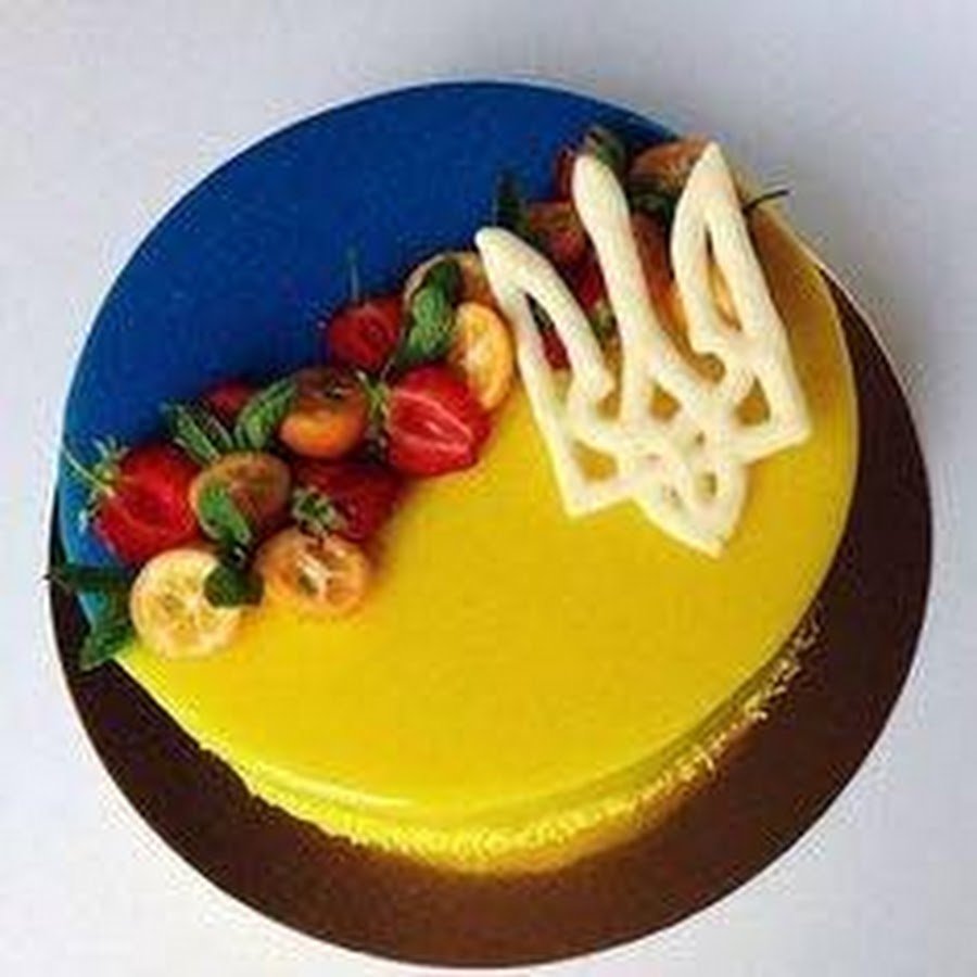 Украинский торт с днем рождения