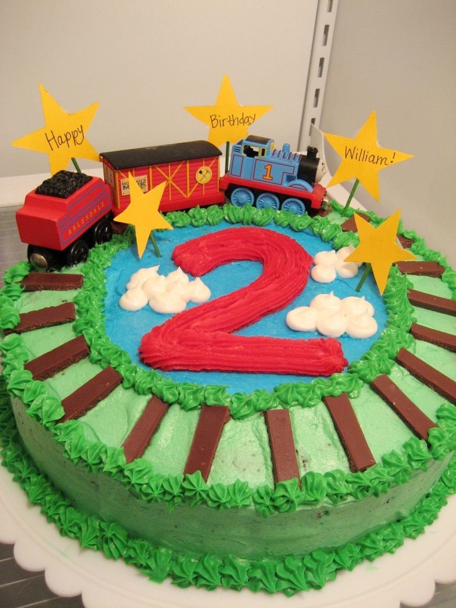 Детский торт железная дорога