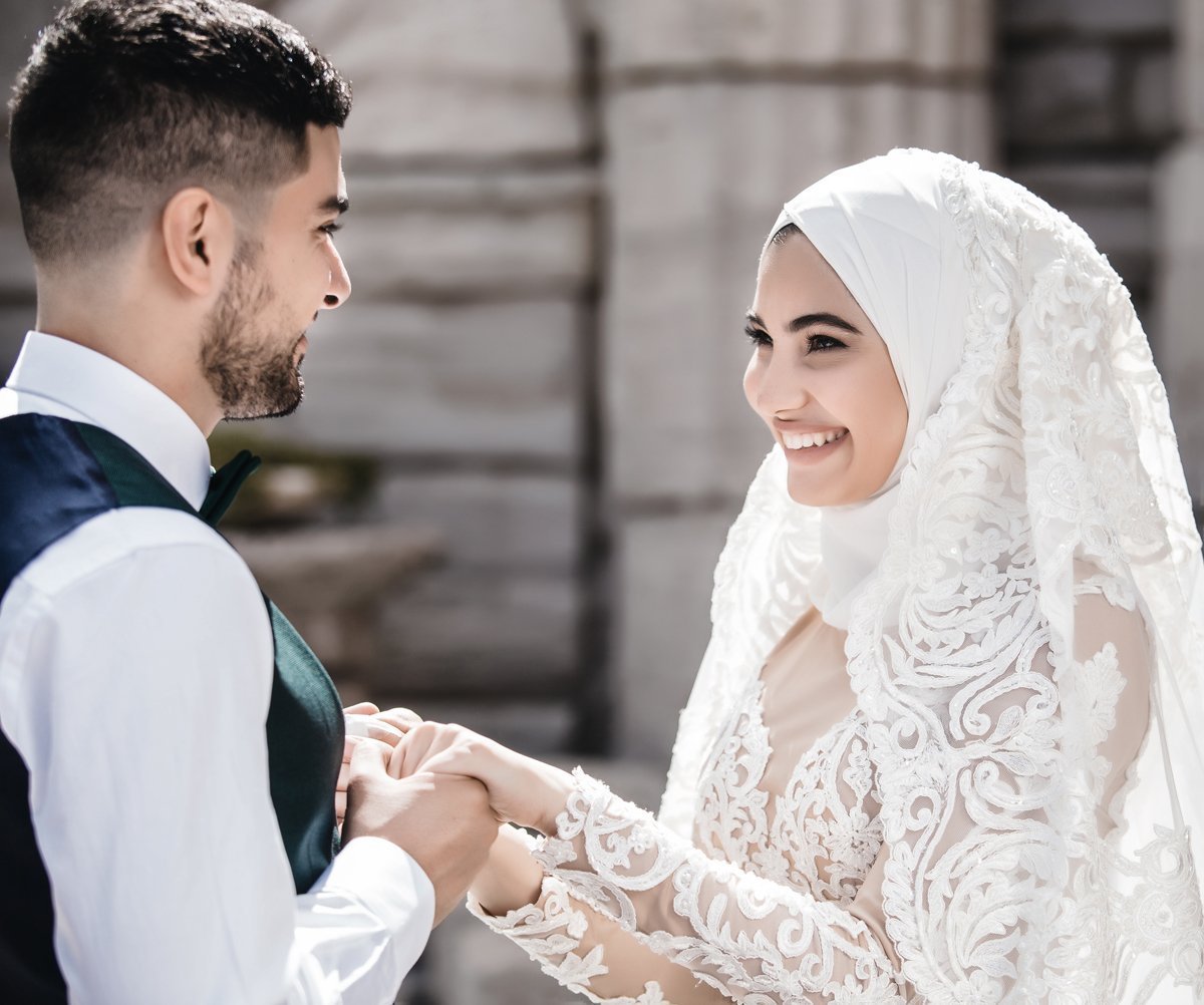 После никях. Свадьба мусульман. Свадьба мусульманка. Традиционная мусульманская свадьба.