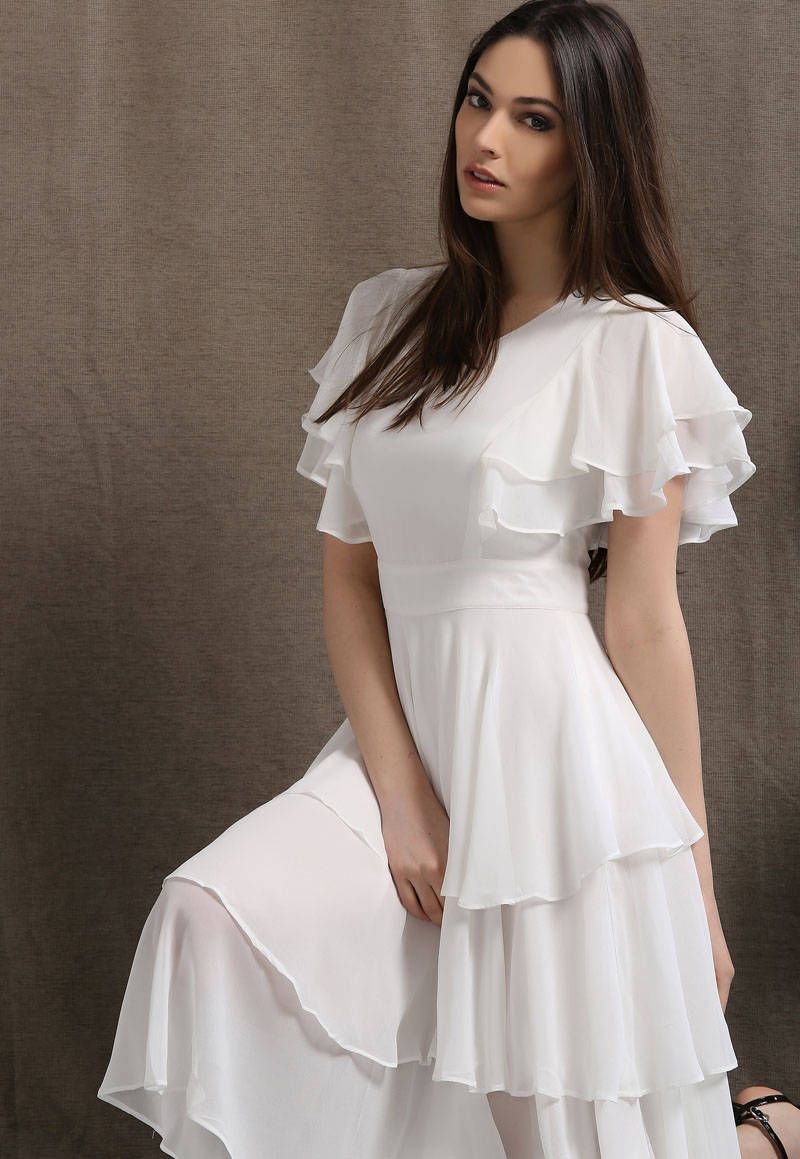 Белое платье Винтаж