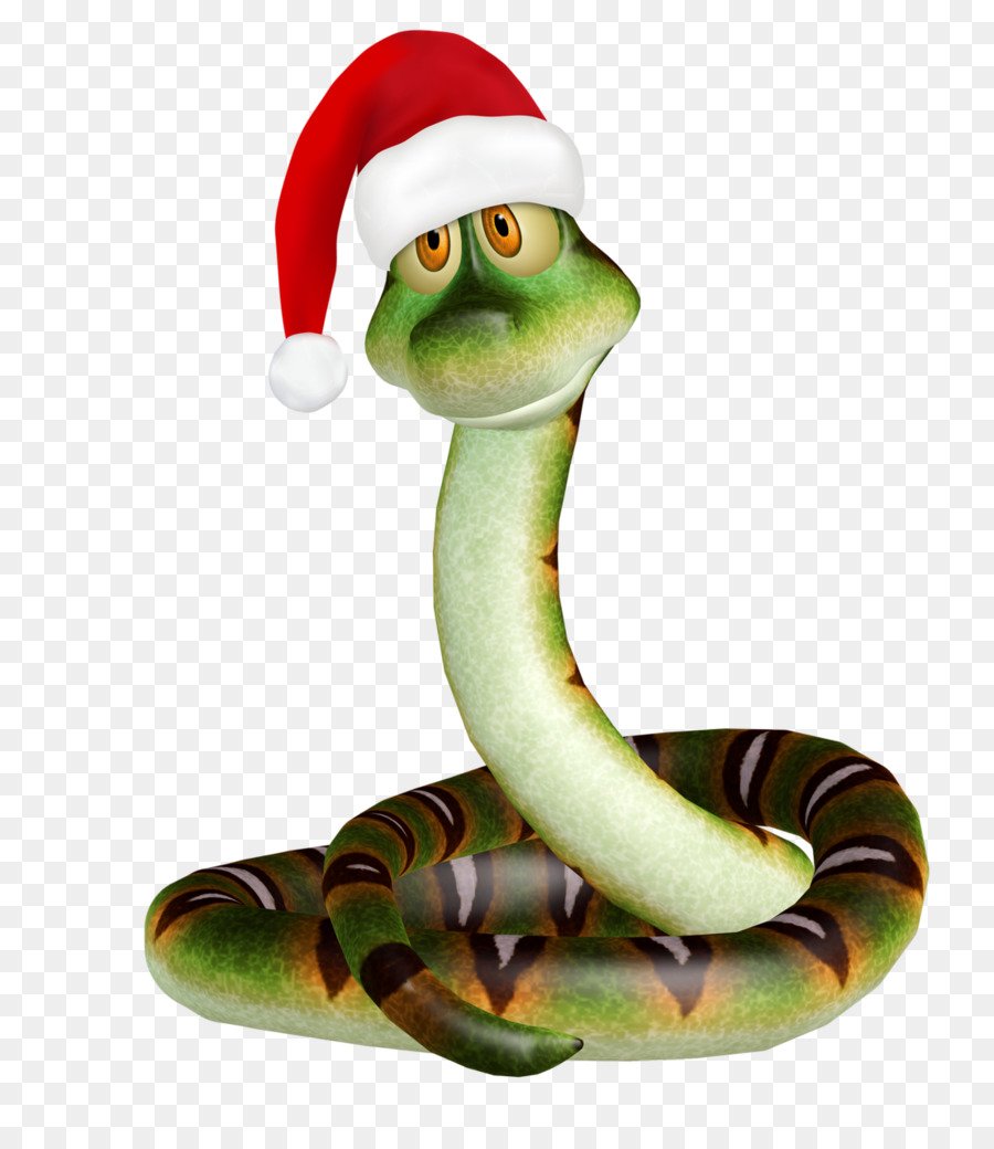 Новогодний рисунок змеи