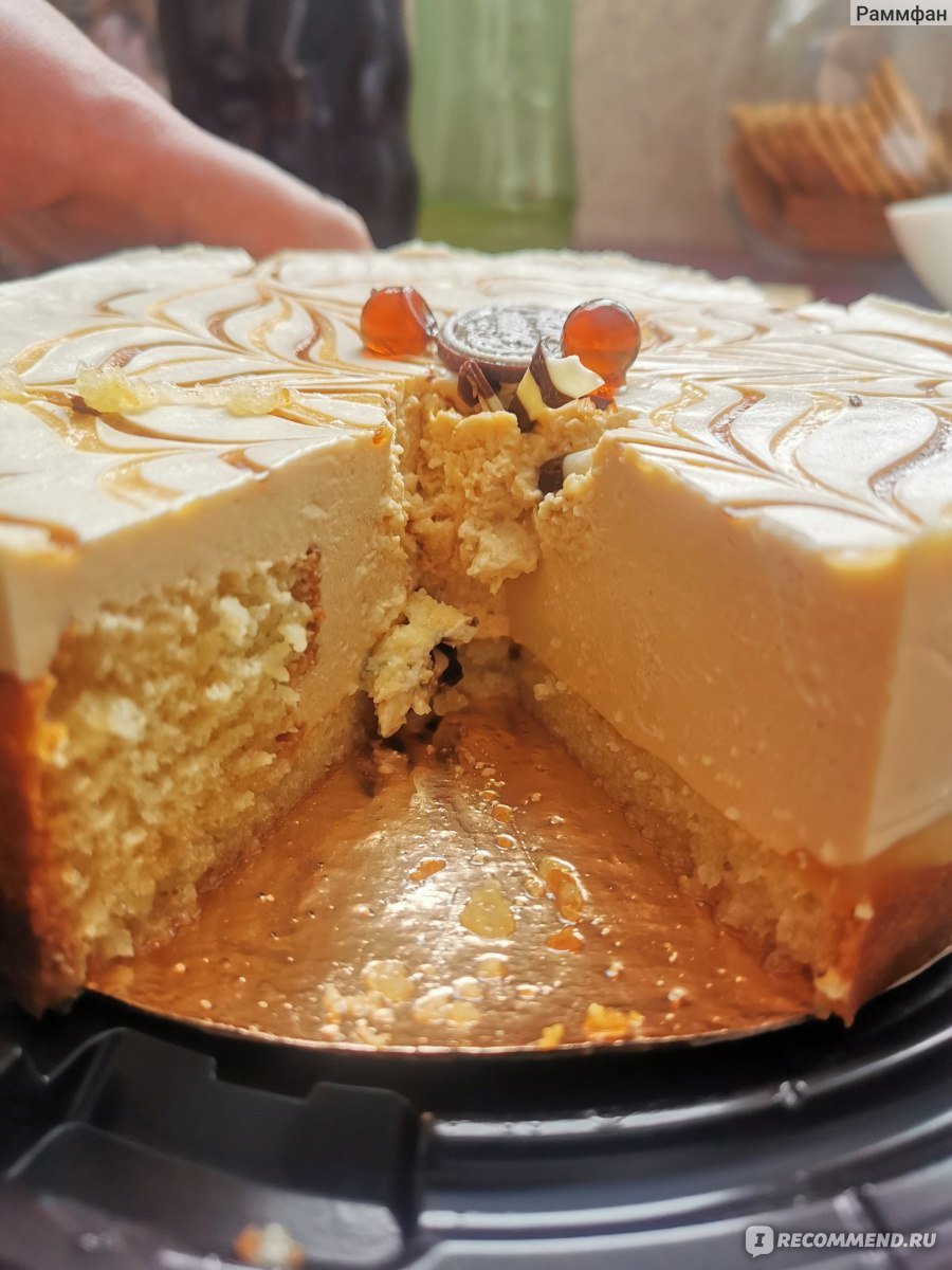 Торт персик маракуйя