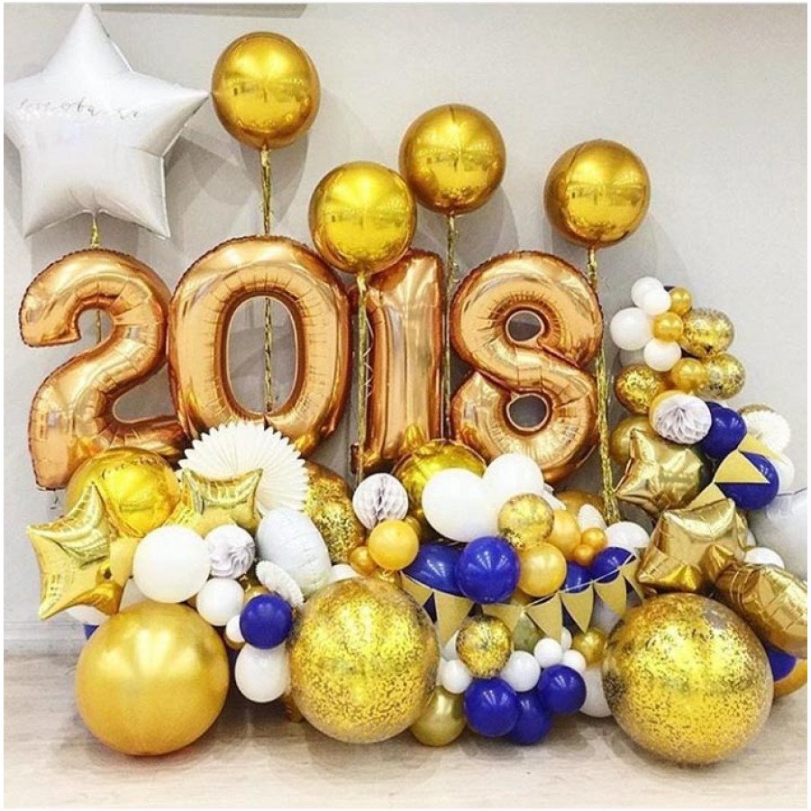 Воздушные шары на новый год