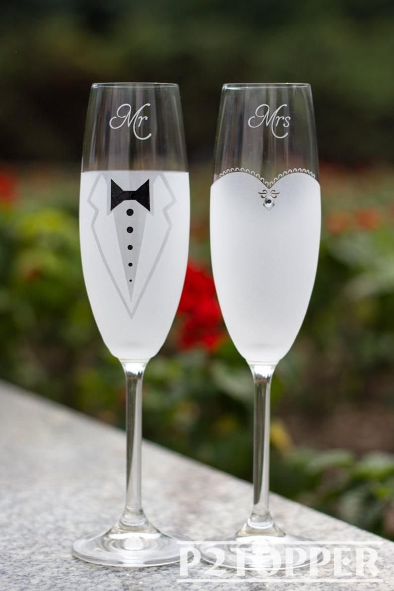 Свадьба бокалы с шампанским