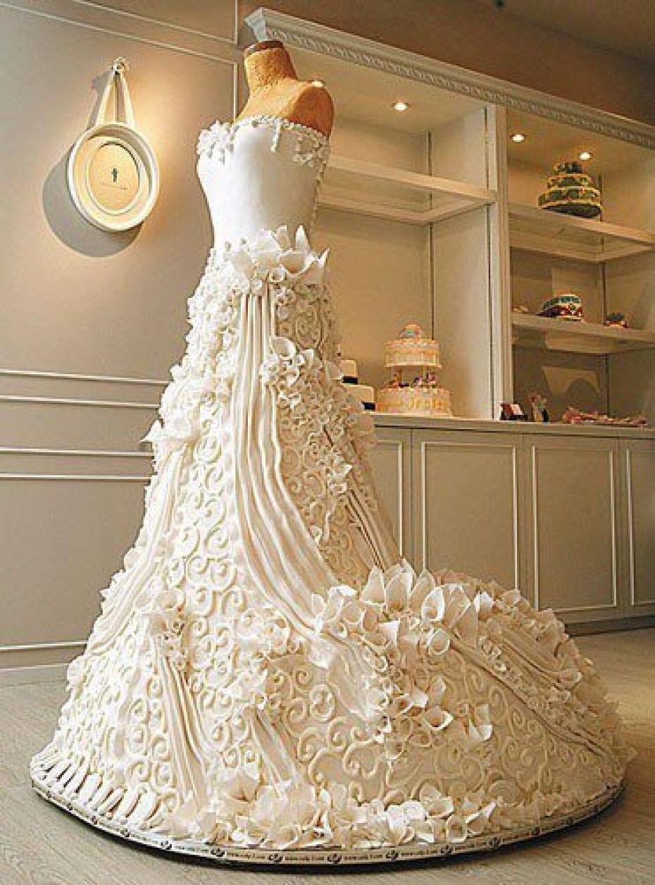 Свадебные торты шедевры