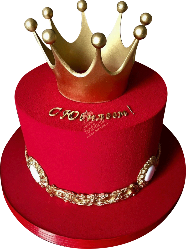Торт с короной для женщины
