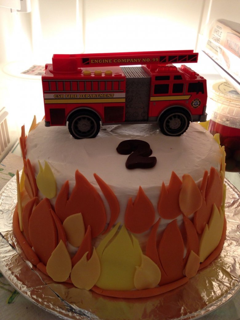Торт для пожарной части