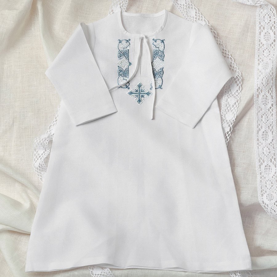 Рубашка для крещения мальчика Артемий