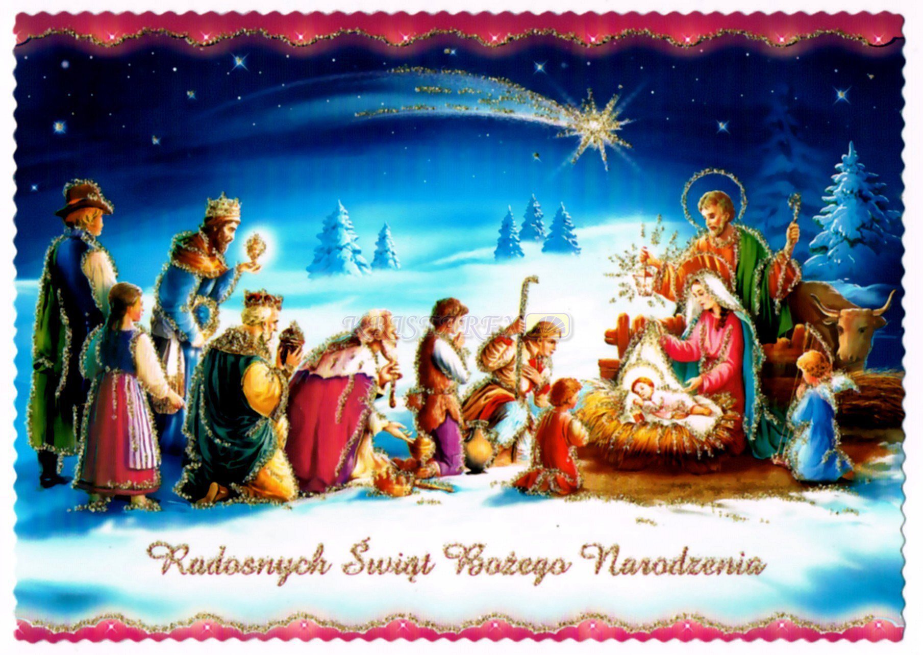 Как переводится на польский слово «с Рождеством Христовым»?