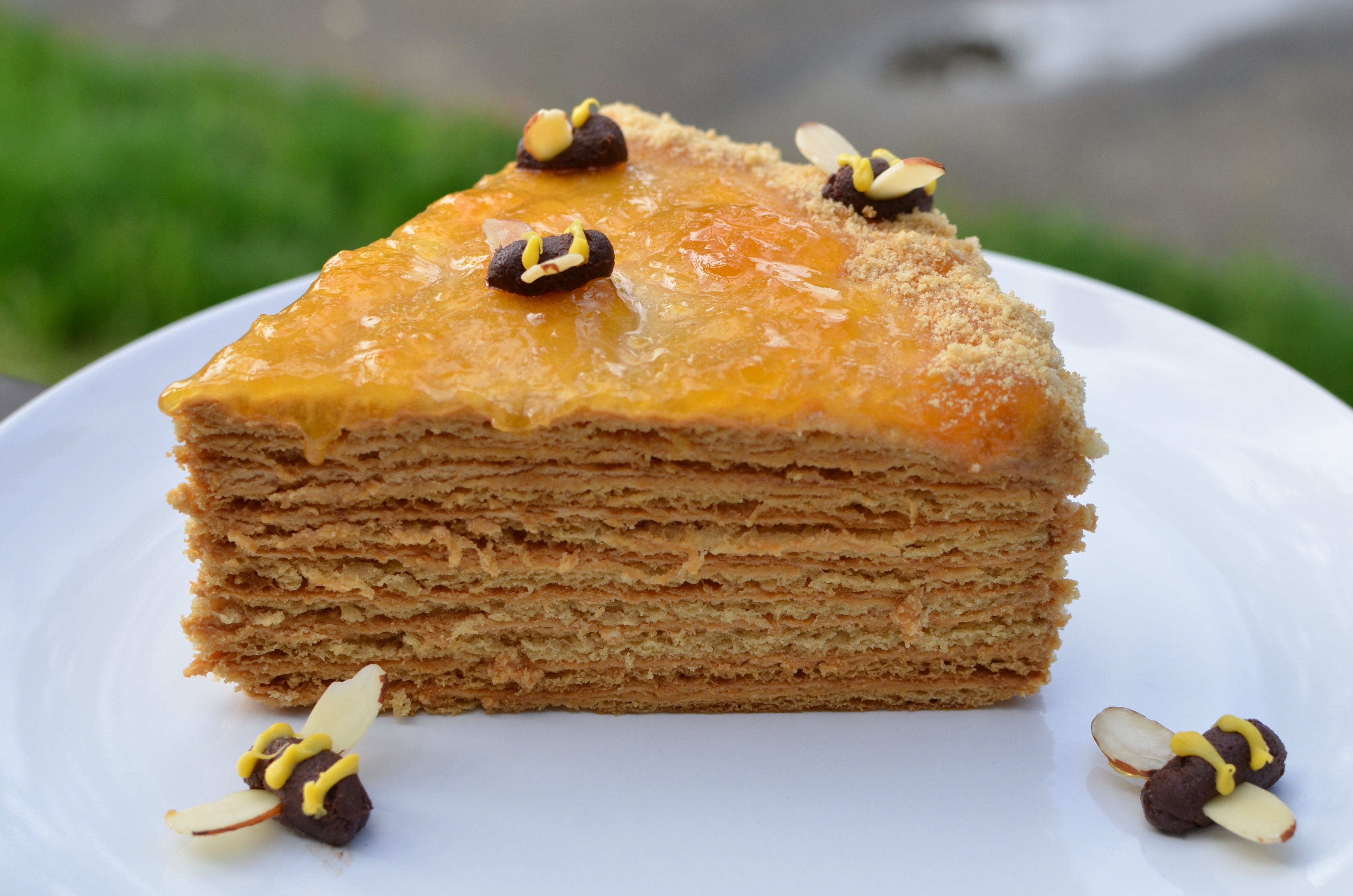 Рецепт медовика с маслом. Торт медовик Рыжик. Наполеон и медовик. Торт медовик заварной Рыжик. Торт Рыжик классический медовый.
