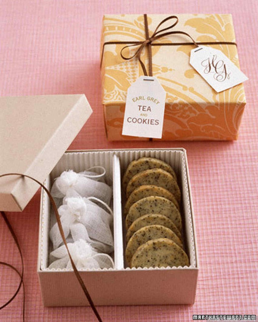 Подарочные коробочки с печеньем