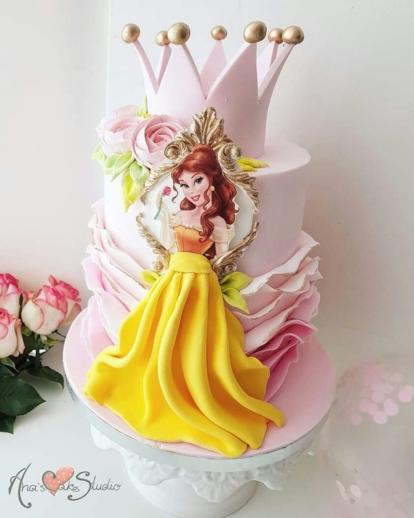 Тортик с принцессами Дисней